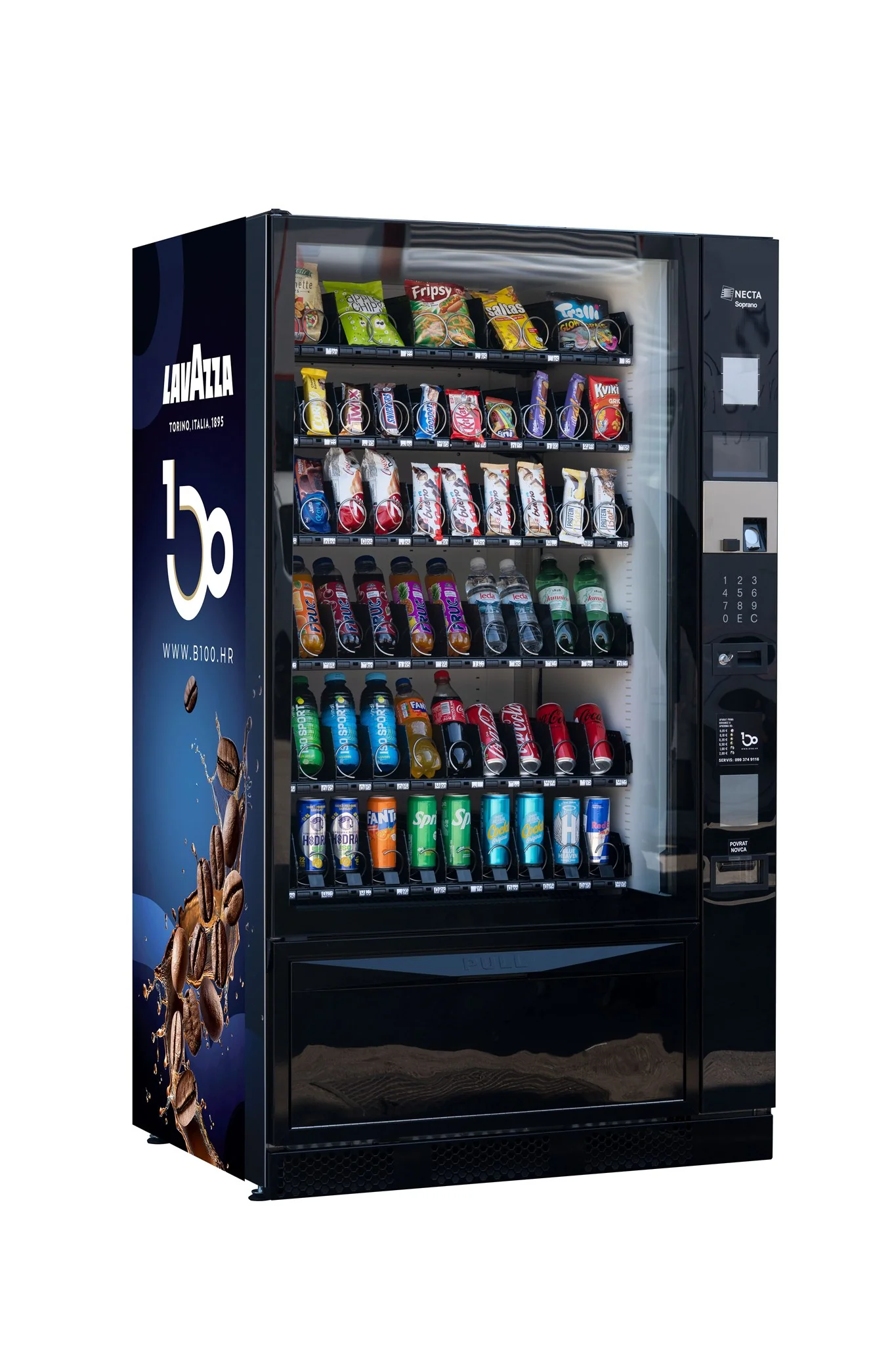 Samouslužni snack aparat Sanden 9 2