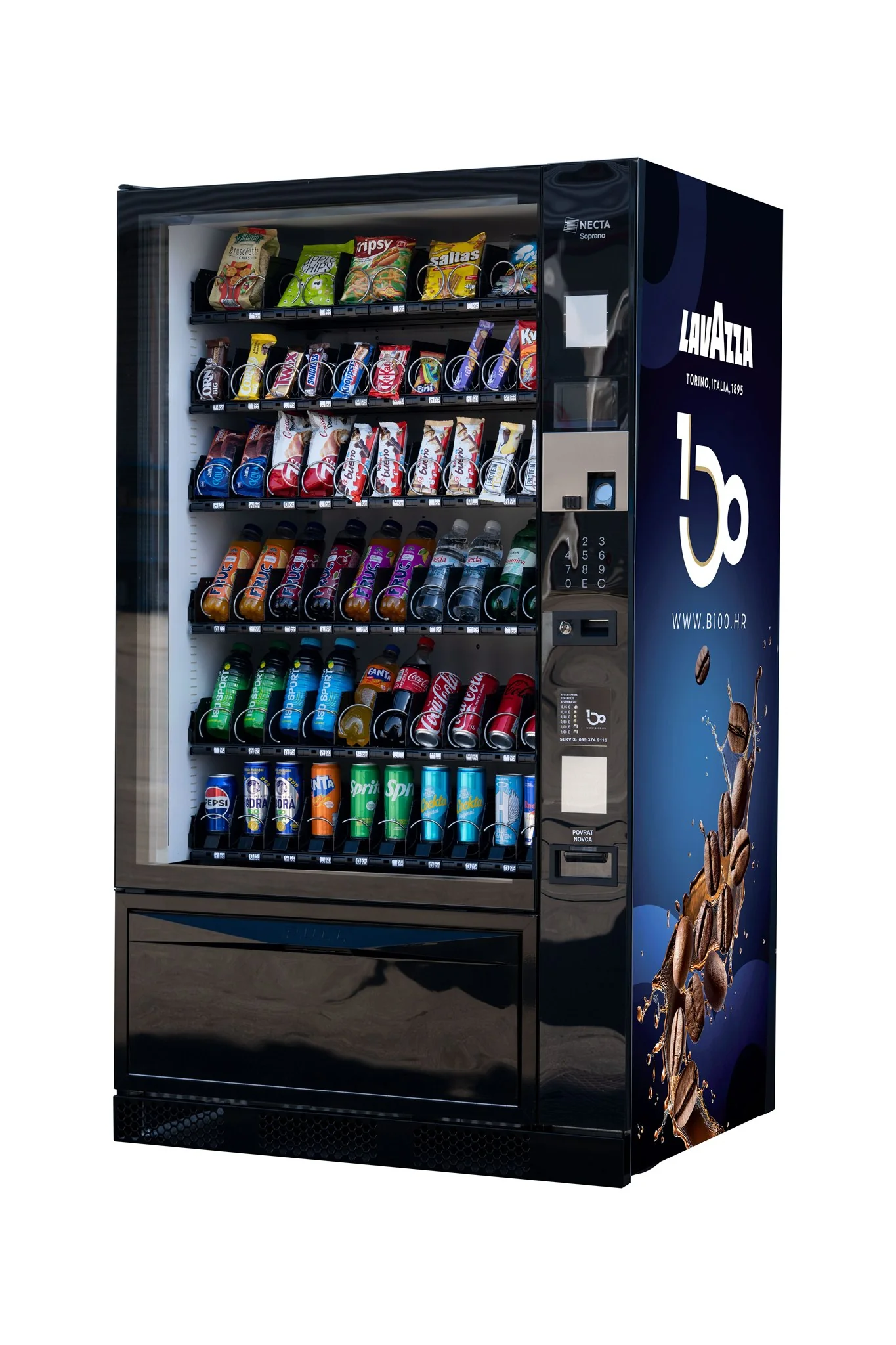 Samouslužni snack aparat Sanden 9 3